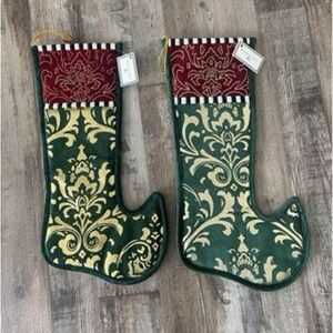 Mackenzie Childs Christmas Stockings NWT